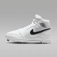 Nike Jordan 1 Retro Metal чоловічі бейсбольні бутси колір білий