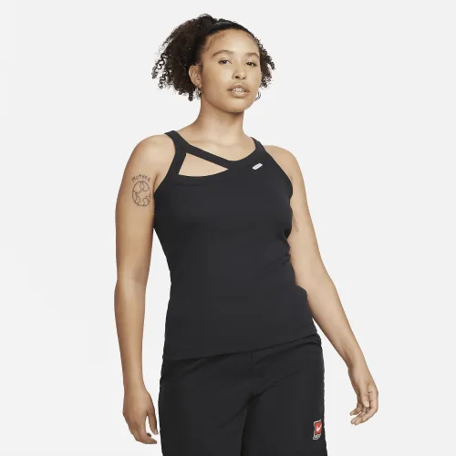 Nike Sportswear Collection жіноча Cutout Tank Top колір чорний