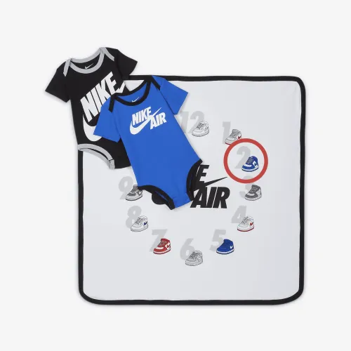 Nike AF1 Baby 3-Piece Milestone Blanket набор цвет белый