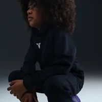 Nike Kobe Big дитячі Therma-FIT Pullover Толстовка з капюшоном колір чорний