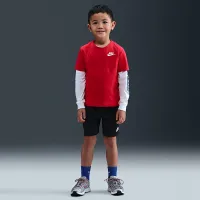 Nike Little детские 2-Piece Knit шорты набор цвет красный