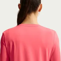 Nike One Classic женская Dri-FIT Long-Sleeve Top Pink
