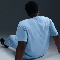 Nike Kobe мужские баскетбольные футболка синий