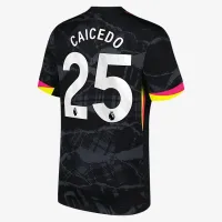 Мойсес Caicedo Chelsea 2024/25 Stadium Third мужские Nike Dri-FIT Soccer Jersey цвет серый