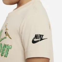 Nike Toddler оверсайз Graphic футболка цвет коричневый