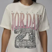 Nike Jordan (Her)itage жіноча Graphic футболка колір білий