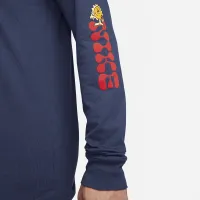 Nike мужские Long-Sleeve баскетбольные футболка синий