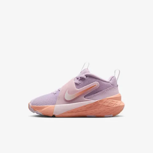Nike Team Hustle D 12 Little дитячі Кросівки колір фіолетовий