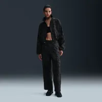 Nike Sportswear Collection жіноча Mid-Rise Jacquard спортивні штани колір чорний