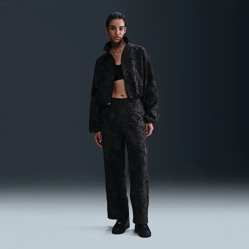 Nike Sportswear Collection жіноча Mid-Rise Jacquard спортивні штани колір чорний