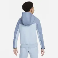 Nike Sportswear Tech Fleece Big дитячі (для хлопчиків) Full-Zip Толстовка з капюшоном блакитний