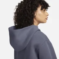Nike Sportswear Tech Fleece жіноча оверсайз Full-Zip Толстовка з капюшоном Cape колір сірий