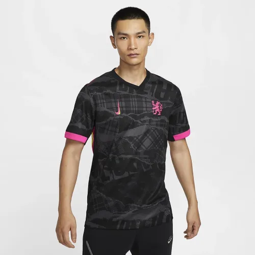 Chelsea FC 2024/25 Stadium Third мужские Nike Dri-FIT Soccer Replica Jersey цвет серый