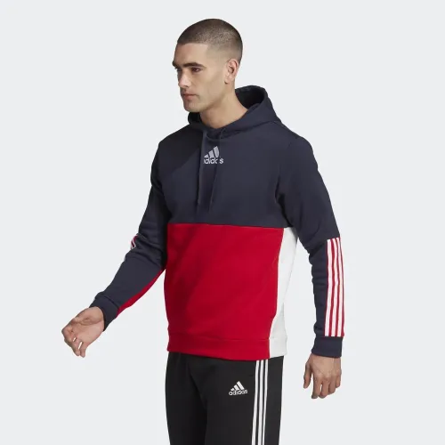 Кофта/футболка adidas Essentials Colorblock Fleece Толстовка з капюшоном HL1983 - різнокольорова
