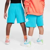 Nike Sportswear Club Little детские French Terry шорты цвет зеленый