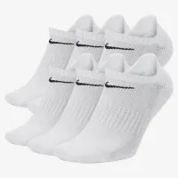 Nike Everyday Cushioned тренувальні No-Show шкарпетки (6 пар) колір білий