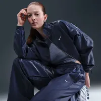 Nike Sportswear Windrunner жіноча Shine Pants блакитний