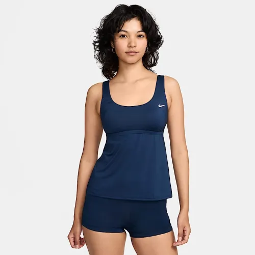 Nike Tankini женская Swimsuit Top синий