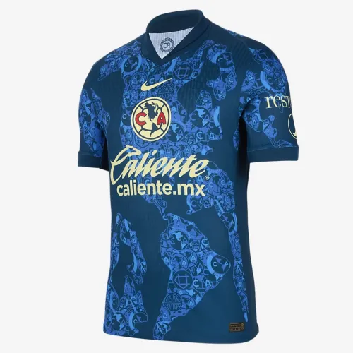 Club Америка 2024/25 Match Away мужские Nike Dri-FIT ADV Soccer Authentic Jersey синий