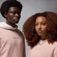 Nike Air Jordan Wordmark чоловічі Fleece Crew-Neck світшот Pink