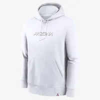 Arizona Wildcats Statement Wordmark Lockup Heavyweight чоловічі Nike College Pullover Толстовка з капюшоном колір білий