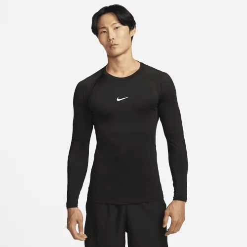 Nike Pro чоловічі Dri-FIT Tight Long-Sleeve Fitness Top колір чорний