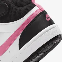 Nike Court Borough Mid 2 Little детские Кроссовки цвет черный
