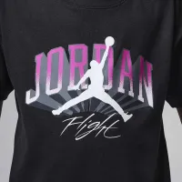 Nike Jordan Little дитячі Push Through Graphic футболка колір чорний