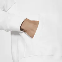 Nike Sportswear Club Fleece мужские Graphic Pullover Толстовка с капюшоном цвет белый