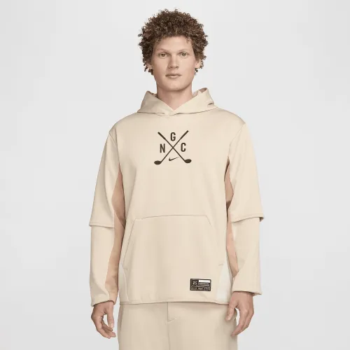 Nike для гольфу Club чоловічі для гольфу Толстовка з капюшоном колір коричневий