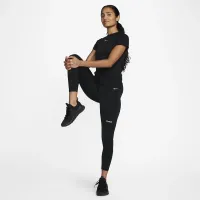 Nike Pro женская Mid-Rise 7/8 Graphic лосины цвет черный