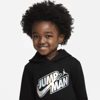 Nike Jordan Toddler Толстовка с капюшоном and Pants набор цвет черный
