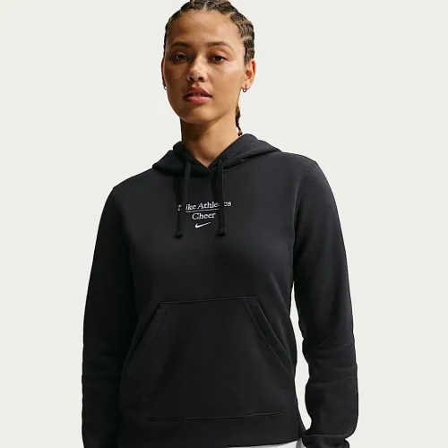 Nike женская Cheer Pullover Толстовка с капюшоном цвет черный