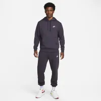 Nike Sportswear Club Fleece Pullover Толстовка с капюшоном цвет фиолетовый