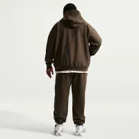 Nike Solo Swoosh мужские Full-Zip Fleece Толстовка с капюшоном цвет коричневый