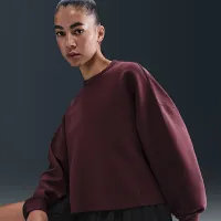 Nike 24.7 ImpossiblySoft жіноча Dri-FIT оверсайз Crew-Neck Top колір червоний