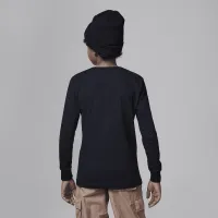 Nike Jordan Scramble Long Sleeve Tee Big Kids футболка цвет черный