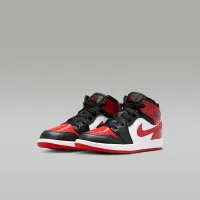 Nike Jordan 1 Mid SE Little дитячі Кросівки колір чорний