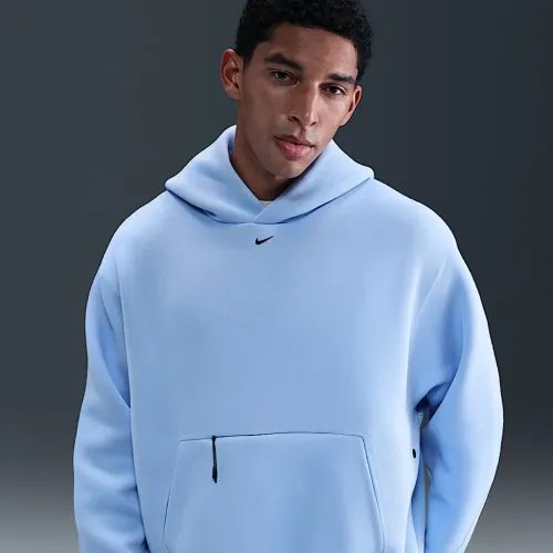 Nike Tech чоловічі Fleece оверсайз Толстовка з капюшоном блакитний
