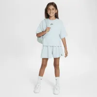 Nike Sportswear Big Kids' (Girls') Short-Sleeve Top Blue