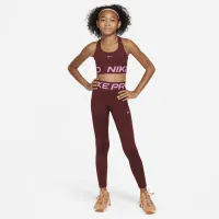Nike Pro Swoosh Girls' Sports Bra колір червоний