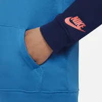 Nike Little Kids' Pullover Толстовка з капюшоном Blue