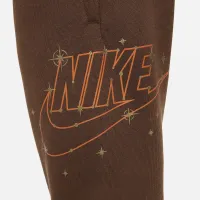 Nike Sportswear Shine Fleece Pants Little Kids Pants цвет коричневый