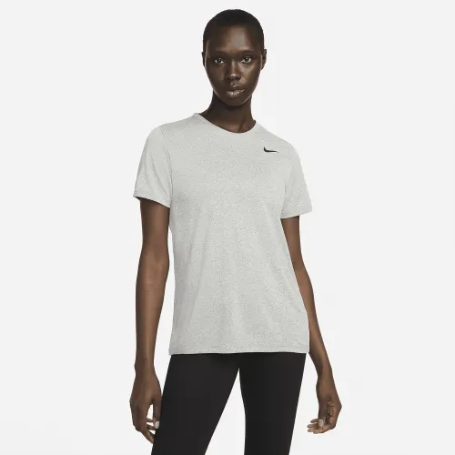 Nike Dri-FIT жіноча футболка колір сірий