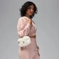Nike Jordan Faux Fur Camera сумка (1L) цвет белый