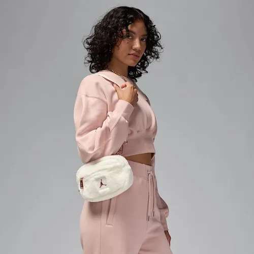 Nike Jordan Faux Fur Camera сумка (1L) цвет белый