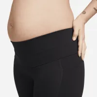 Nike Zenvy (M) жіноча Gentle-Support З високою талією 7/8 лосіни з кишенями(Maternity) колір чорний