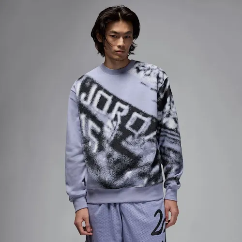 Nike Jordan MVP чоловічі Crew-Neck Fleece світшот колір фіолетовий
