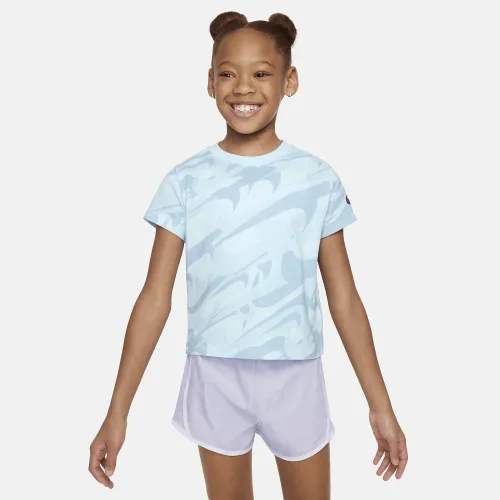 Nike Prep in Your Step Little дитячі Graphic футболка блакитний