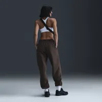 Nike Sportswear Phoenix Fleece жіноча З високою талією оверсайз Sweatpants колір коричневий